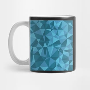 Blue Triangles Mug